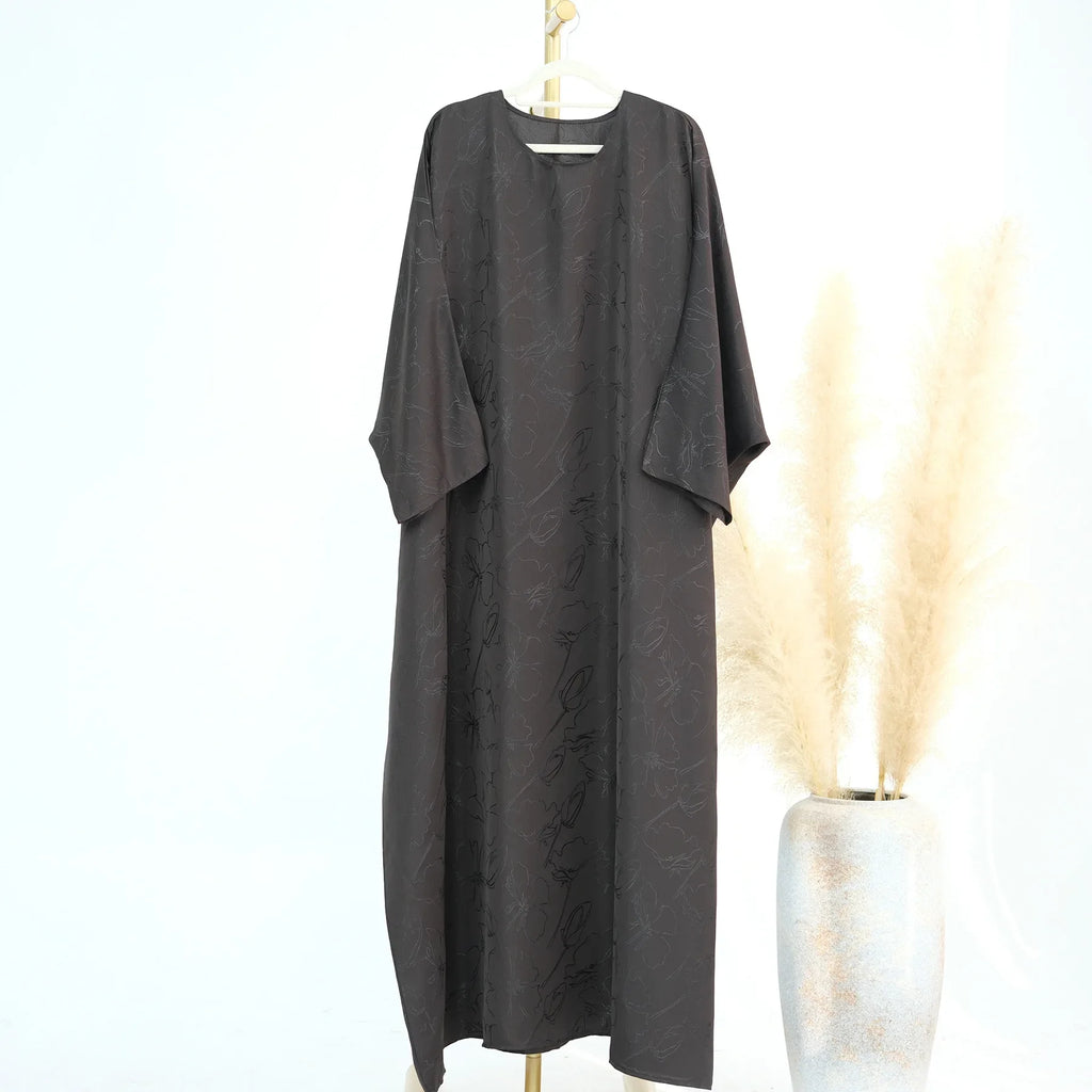 Luxury 2 Piece Muslim Outift Sets for Women Ramadan Dubai Hijab Abaya Dress Islamic Party Kaftan Robe Elegant Turkey Gown 2025 - Matrix-studios.com