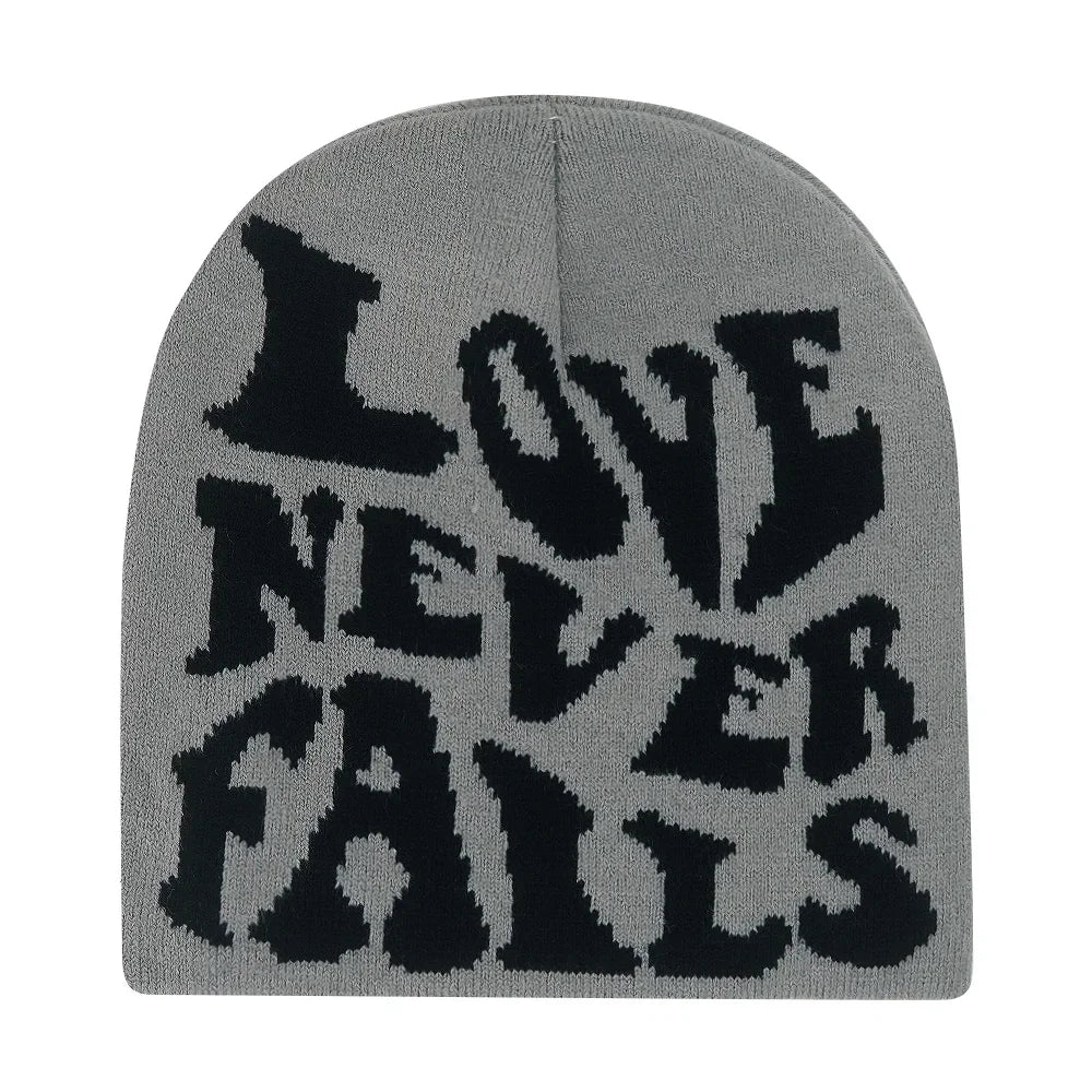 Y2K Letter Knitted Winter Autumn Beanie Cap Men Women Kanye Beanies Gorras Hombre Top Warm Skiing Hat Ear Hats Hip Hop Skullcap - Matrix-studios.com