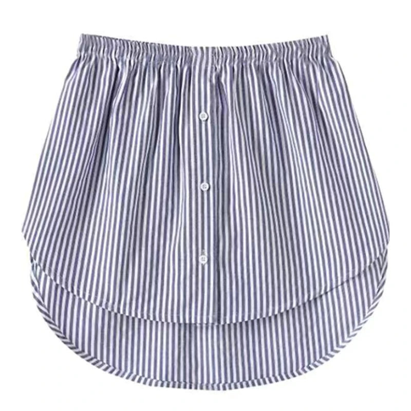 Detachable Underskirt Women Fake Shirt Irregular Skirt Tail Blouse Hem Cotton Extender Fake Hem Mini Skirt Fake Hem 6 Sizes - Matrix-studios.com