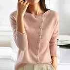 Autumn Winter Sweater Women Elegant Button Design Knitted Cardigans For Women Casual Sweaters - Matrix Studios