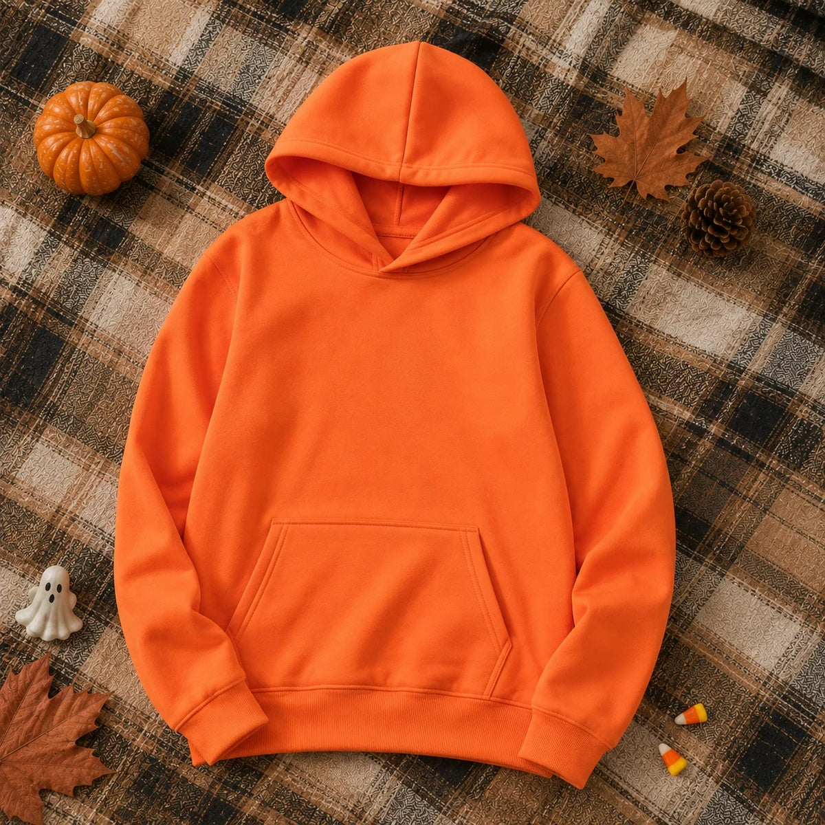 2025 White Hoodies Men Women Autumn Long Sleeve Pullover Tops Casual Pocket Hoodies Unisex Outer Loose Sport Wear - Matrix Studios