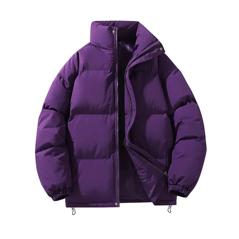 New Fashion Men Winter Stand Collar Down Jackets Warm Parkas Male Casual Thicker Winter Coats Man Slim Fit Short Jackets 3XL - Matrix Studios