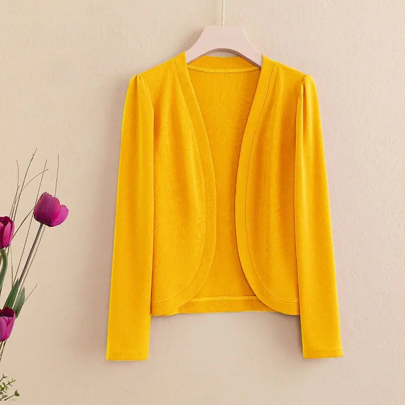 Spring Summer Knit Cardigan Jackets Women Shawl Outerwear Fashion Female Cardigans Women Long Sleeve Sunscreen Coat Ladies Tops - Matrix Studios
