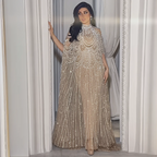 Customized Evening Dresses Luxury sexy Prom Dress Caftan Nude Wedding Formal Elegant Exquisite High Quality Party Gown for Women - Matrix Studios