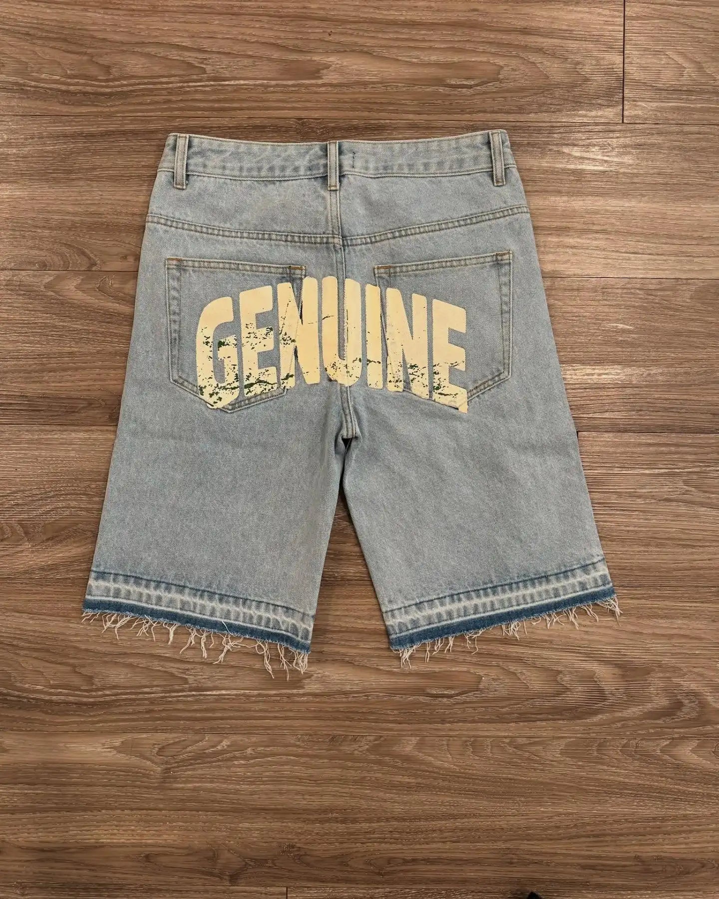 Gothic Rhinestone Cross Embroidery Viral Denim Jorts Y2K Vintage American Trend Gym Shorts Men Women Street Hip Hop Jean Short