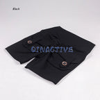 QINACTIVE Yoga Shorts for Women Pocket Scrunched Butt Gym Leggings High Waist Push Up Tights Sexy Booty Sports Shorts Fitness - Matrix Studios