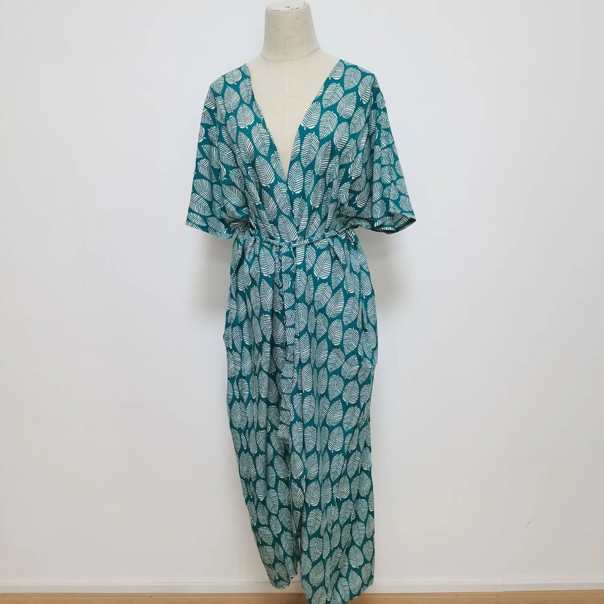 Women Plus Size Long Cover up Bikini Coverups Kimono Tie Front Bathing Suit Swimsuit Beachwear - Matrix Studios