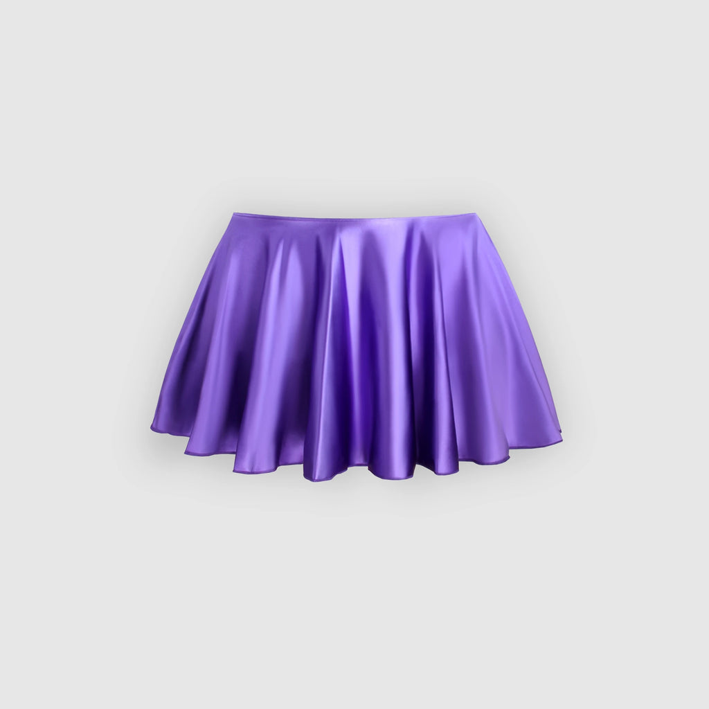 Women Sexy Skirts Smooth Tight Miniskirt Shiny Glossy Pleated Skirt Ballet Buttock Mini Skirt Clubwear Beach DRESS Bathing Suit - Matrix Studios