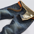 2025 Casual Jeans Men Business Straight Jeans Stretch Denim Pants Trousers Slim Fit Classic Cowboys Young Man Jeans - Matrix Studios
