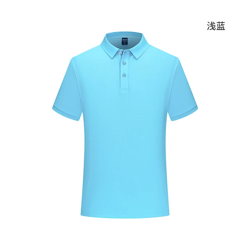 Summer 230g 100% Cotton Polo Shirt Print Logo Customized Embroidery Company Group Name Men Women Short Sleeved Breathable Top - Matrix-studios.com