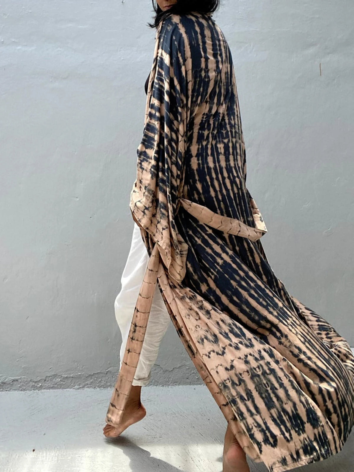 Women's Summer Kaftan Robe Cardigan Ethnic Style Printed Kimono Beach Vacation Casual Loose Large Size Cardigan Bikini Swimsuit - Matrix Studios