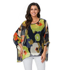 Women Blouses Plus Size Clothing Summer 2021 Novelty Bohemian Shirts Blusas Femininas Bohemian Style Women's Chiffon Tops Tees - Matrix-studios.com