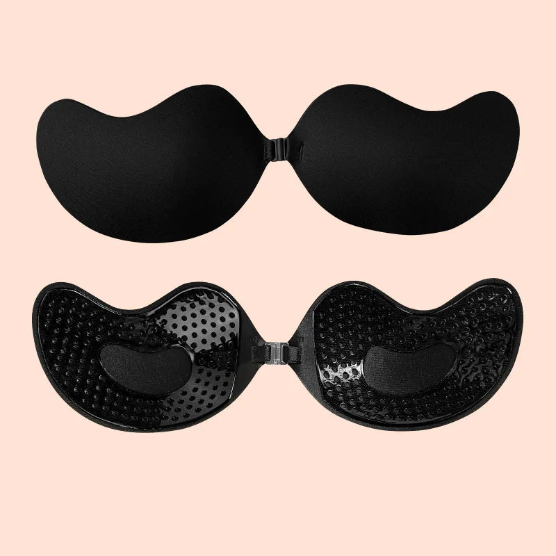 Invisible Strapless Adhesive Stick Bra Breast Tape Push Up Bras Women Lingerie Seamless Silicone Nipple Covers Bralette Pasties - Matrix Studios