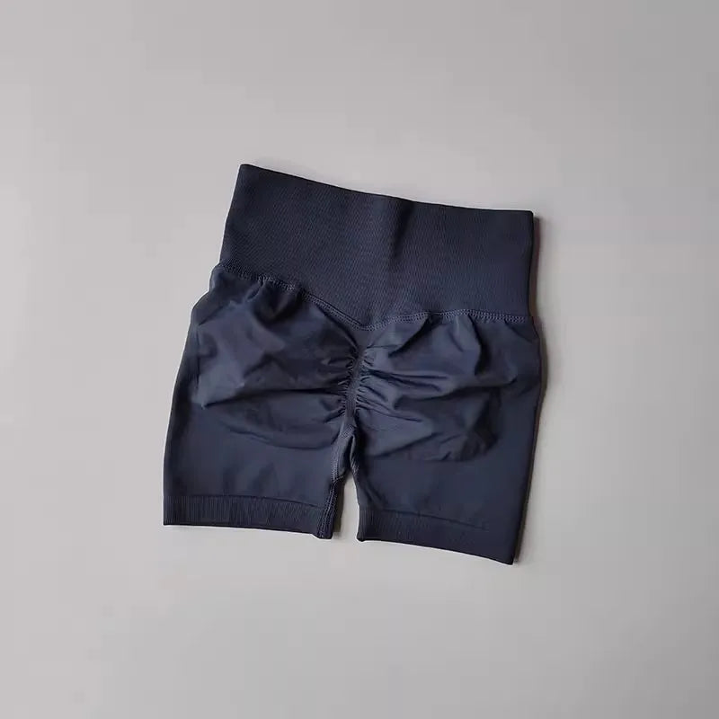 Summer High-Waist Women's Yoga Shorts Breathable Fitness Butt Lift Sports Running Shorts Cycling Push-Up Workout Gym Shorts - Matrix Studios