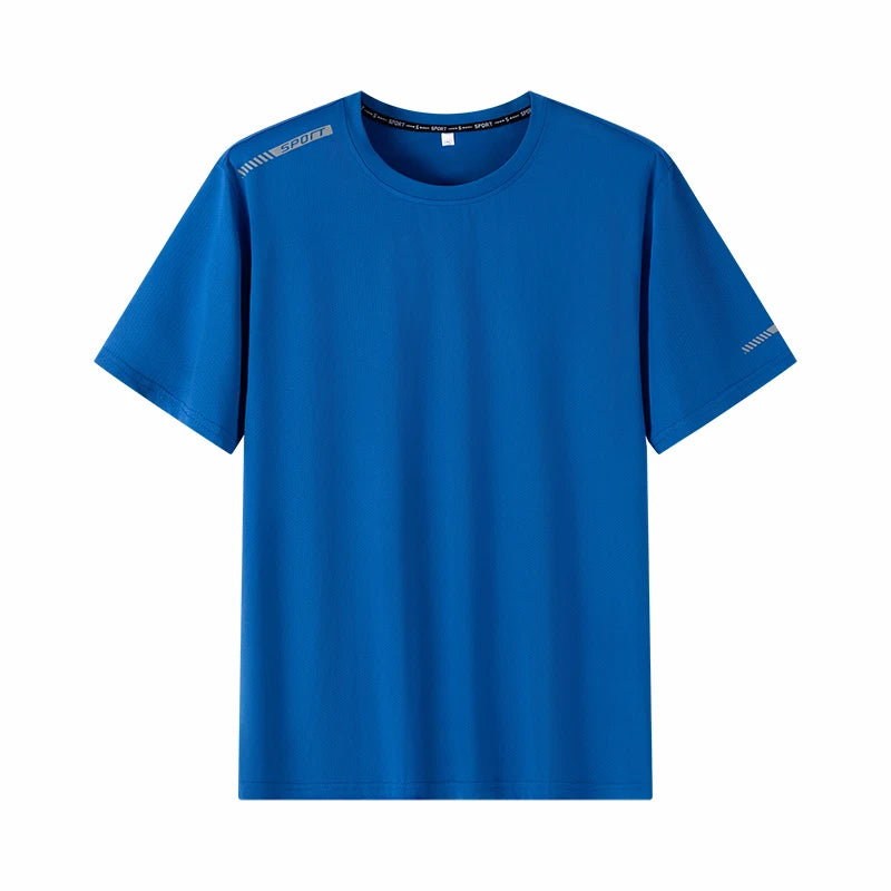 Plus Size T-shirt Men for 110-175kg Pack of 1/3 Breathable Quick Dry Tees Big Oversized Round Neck Short Sleeve Sport T-shirt - Matrix Studios