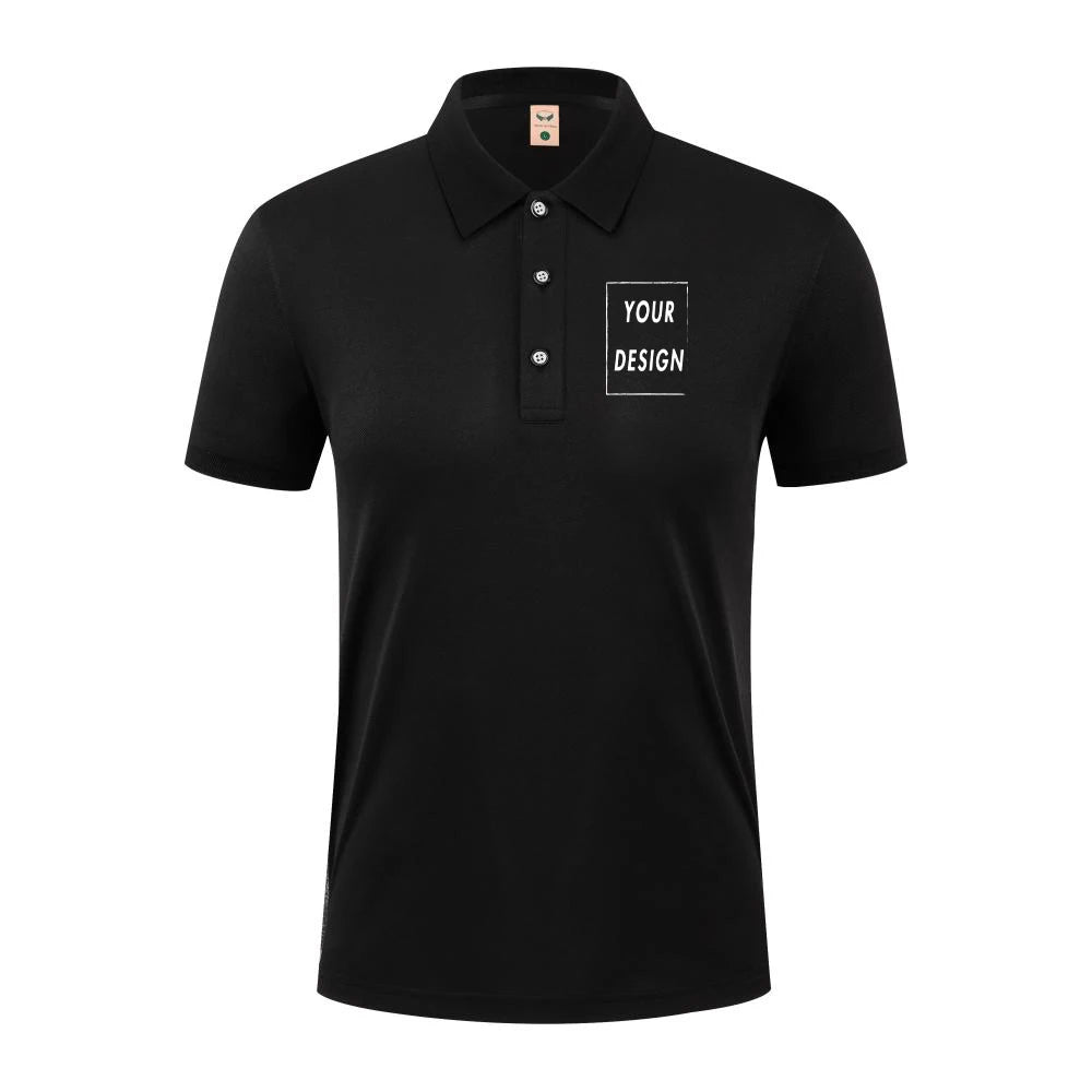 2025 Summer Causal Polo Shirt Custom Logo Printed Text Picture Brand Embroidery Personal Design Breathable Men And WomenTops - Matrix-studios.com