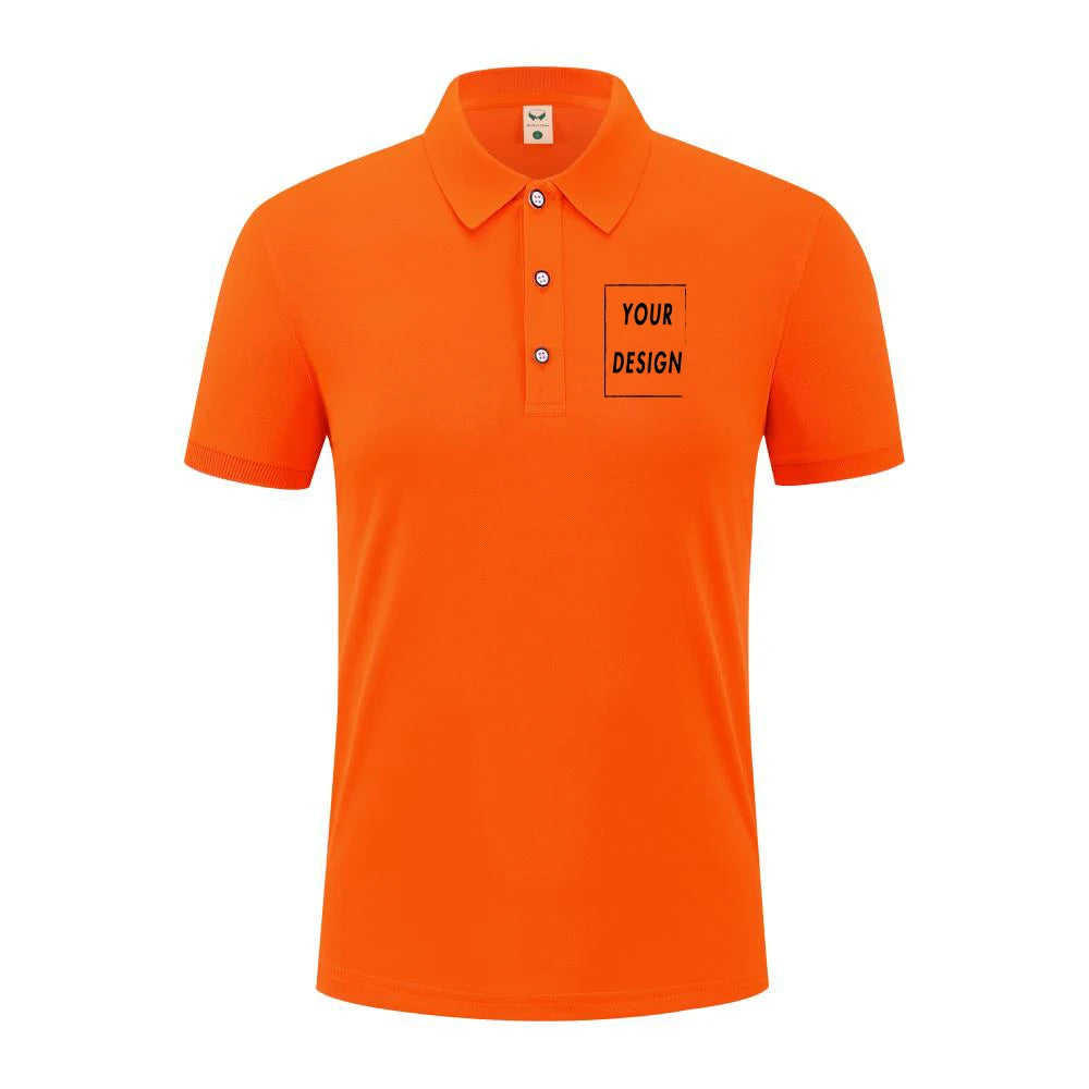 2025 Summer Causal Polo Shirt Custom Logo Printed Text Picture Brand Embroidery Personal Design Breathable Men And WomenTops - Matrix-studios.com
