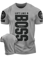Summer New Adrenaline Power Workout Gym Men's Breathable Round Neck T-Shirt High-Quality Letter Printed Casual Top - Matrix Studios