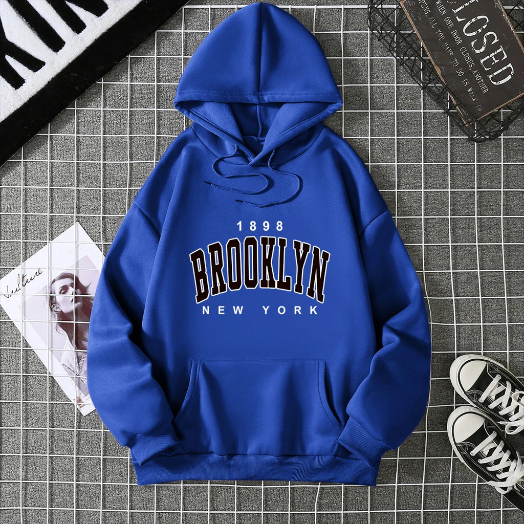 2025 Winter New Women's Hoodie High Street Unisex style Double Pockets Sweatshirts Outerwear Plus-Size Women's Clothing CYXX227 - Matrix Studios