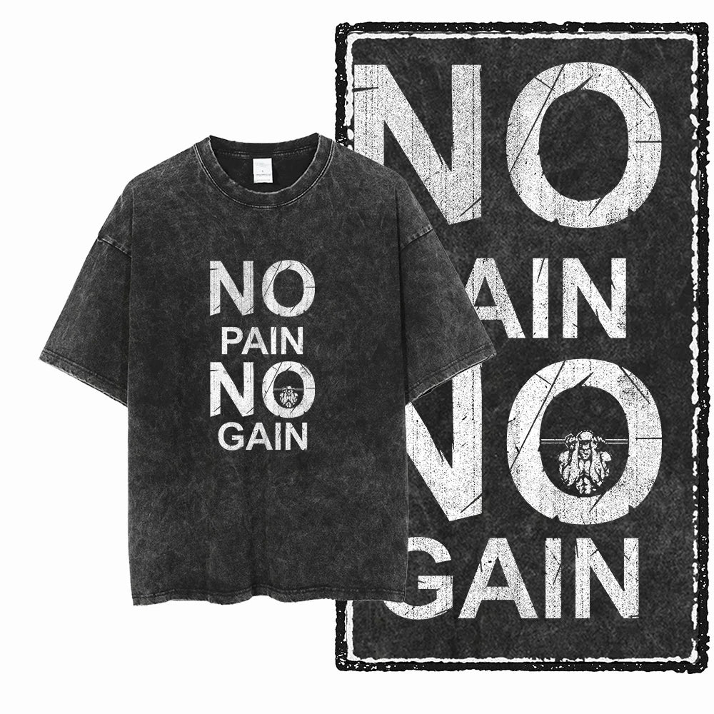 YG BODY BUILDING Printed Cotton Acid Washed Graphic Unisex T Shirt Cool CROSSFIT Streetwear Men Tshirts Big Size Tee for Men - Matrix Studios