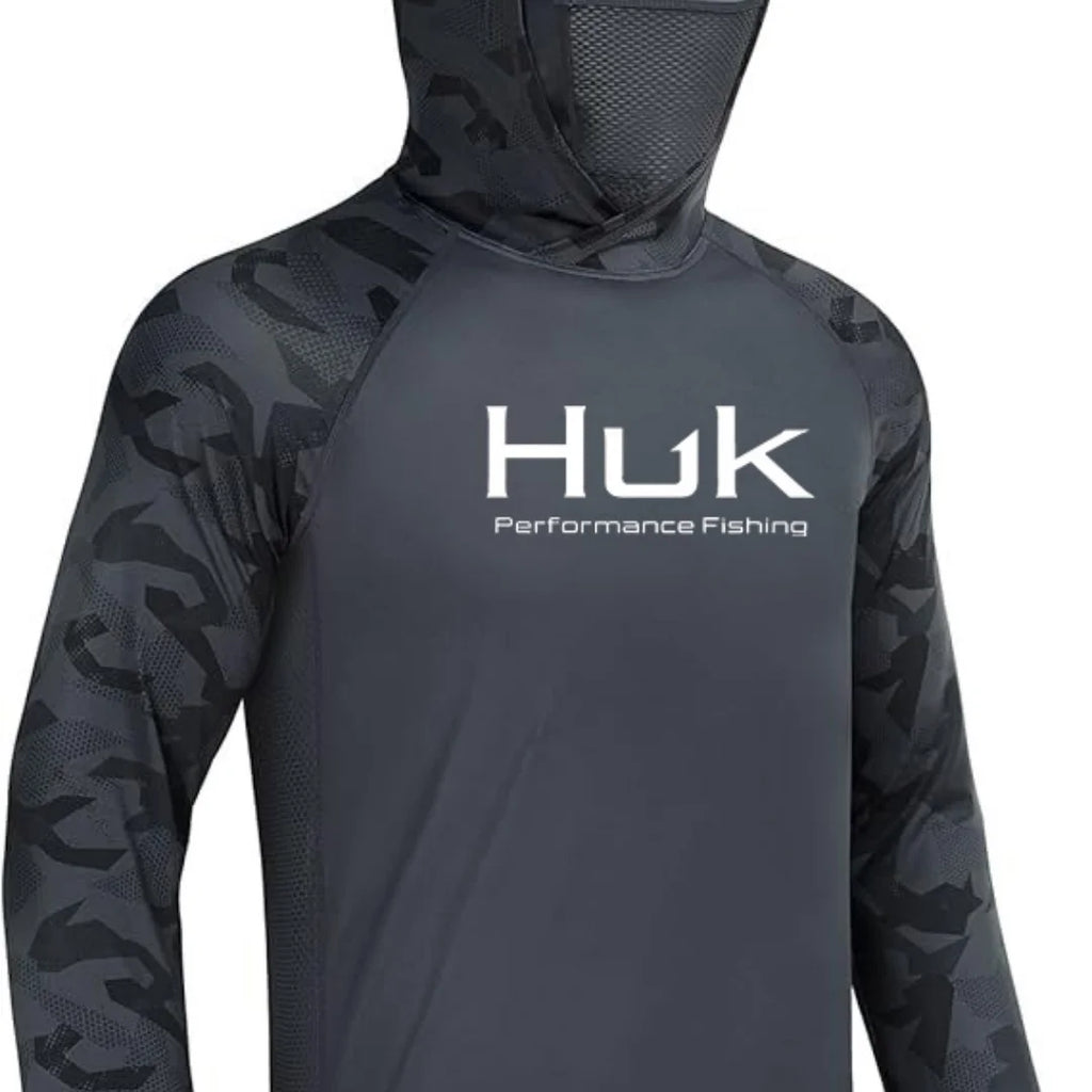 Fishing shirt Hooded sweatshirt for Fishing UV hoodie clothing Camiseta De Pesca men's clothing hooded top black white yellow - Matrix Studios