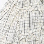 TFAFXY 2026 Summer Bow Plaid Embroidered Blouse Women Sets A-line Midi Long Skirt Suits Y2K - Matrix-studios.com