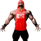 Men's Vest Sleeveless Sweatshirt Gym Top Men Man Sleeveless Shirt Bodybuilding Fitness Clothing T-shirt Singlets Singlet Clothes - Matrix Studios