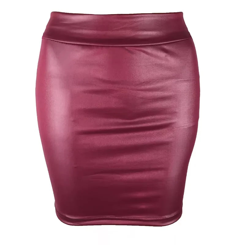 Women Summer Mini Skirts High-waist Slim Fittness Hip Pencil Skirts Vintage Bodycon Skirt Sexy Clubwear Ladies Office Clothing - Matrix-studios.com