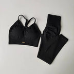 Peach High-Waisted Hip-Lifting Women's Exercise Suit Shockproof Yoga Fitness Clothes for Running And Styling - Matrix-studios.com