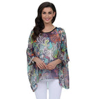 Women Blouses Plus Size Clothing Summer 2021 Novelty Bohemian Shirts Blusas Femininas Bohemian Style Women's Chiffon Tops Tees - Matrix-studios.com