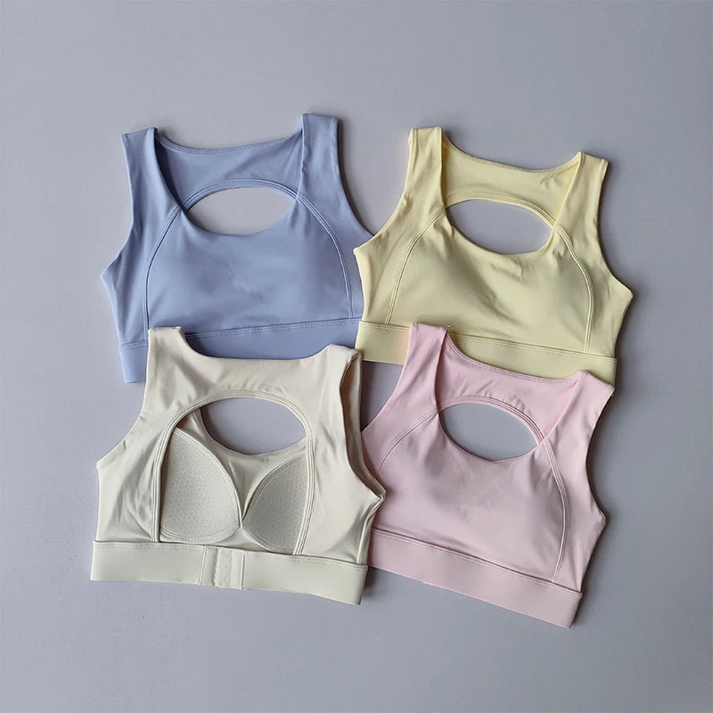 Beautiful Back Sports Underwear Shock-proof Running Anti-sagging Yoga Bra High-intensity Training Top Fitness Clothing Vest - Matrix Studios
