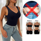 MISSMOLY Women V-neck Shapewear Camisole Tummy Control Body Shaper Slimming Underwear Compression Corset Bustier Tank Tops S-3XL - Matrix-studios.com