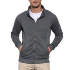 Autumn Men's Sweatshirts Jacket Man Without Hood Zip Coats Outdoor Sport Lightweight Long Sleeve Streetwear Slim Fit Cardigan - Matrix Studios