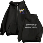 Funny Blame John Meme Zipper Hoodie Shedletsky Forsaken Fashion Autumn/Winter Sweatshirt Men Women Casual Oversized Coats Hoody - Matrix Studios