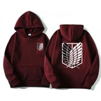 Japan Anime Attack on Titan Men Hoodies Spring Autumn Hip Hop Casual Pullover Top Hoodie Fashion Sweatshirts Jogging Sportswear - Matrix Studios