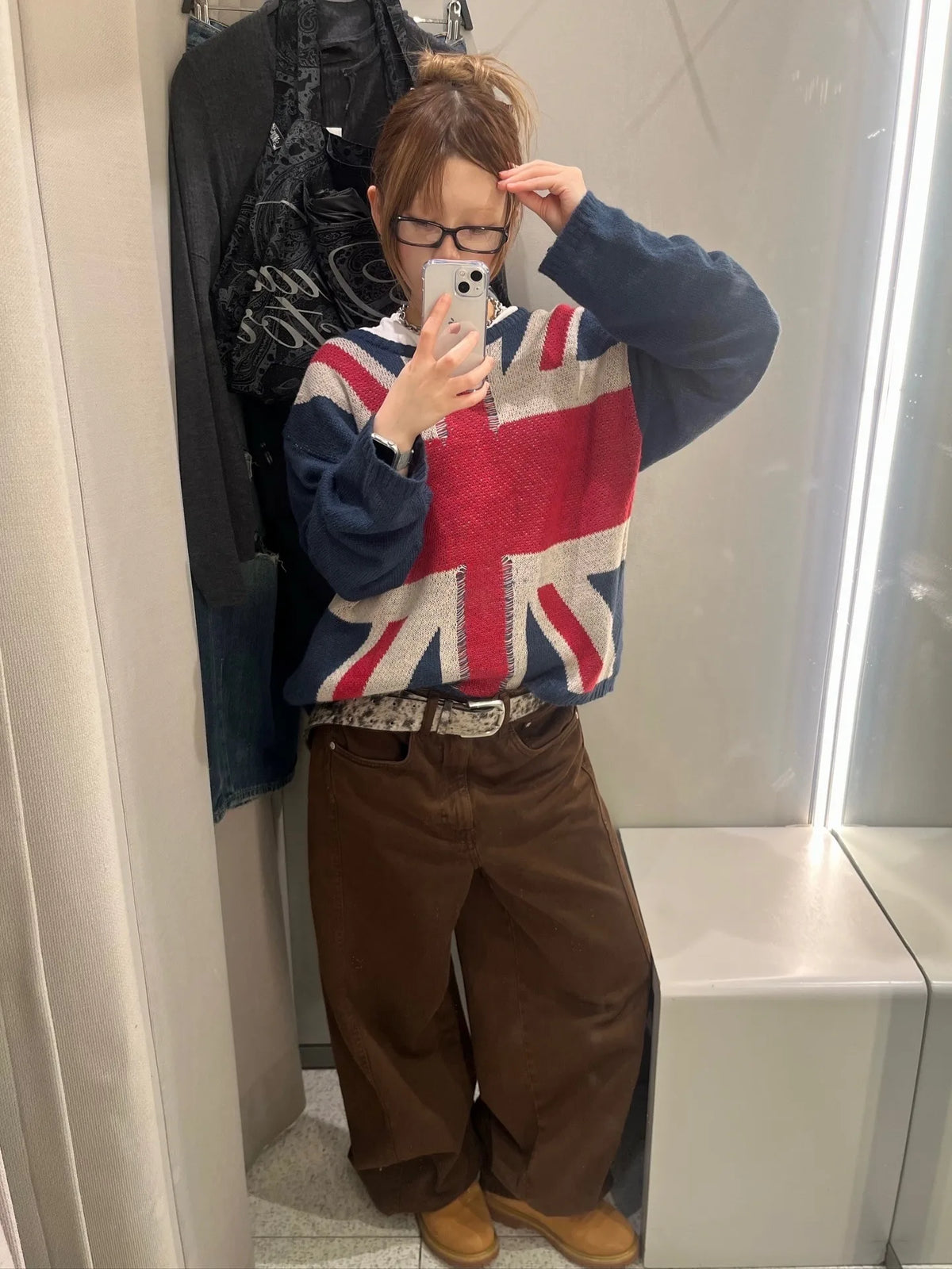 Autumn Winter Casual Loose pullover Women Streetwear American Vintage Harajuku Y2K Aesthetic Knitwear Trend Long Sleeve Fashion - Matrix Studios