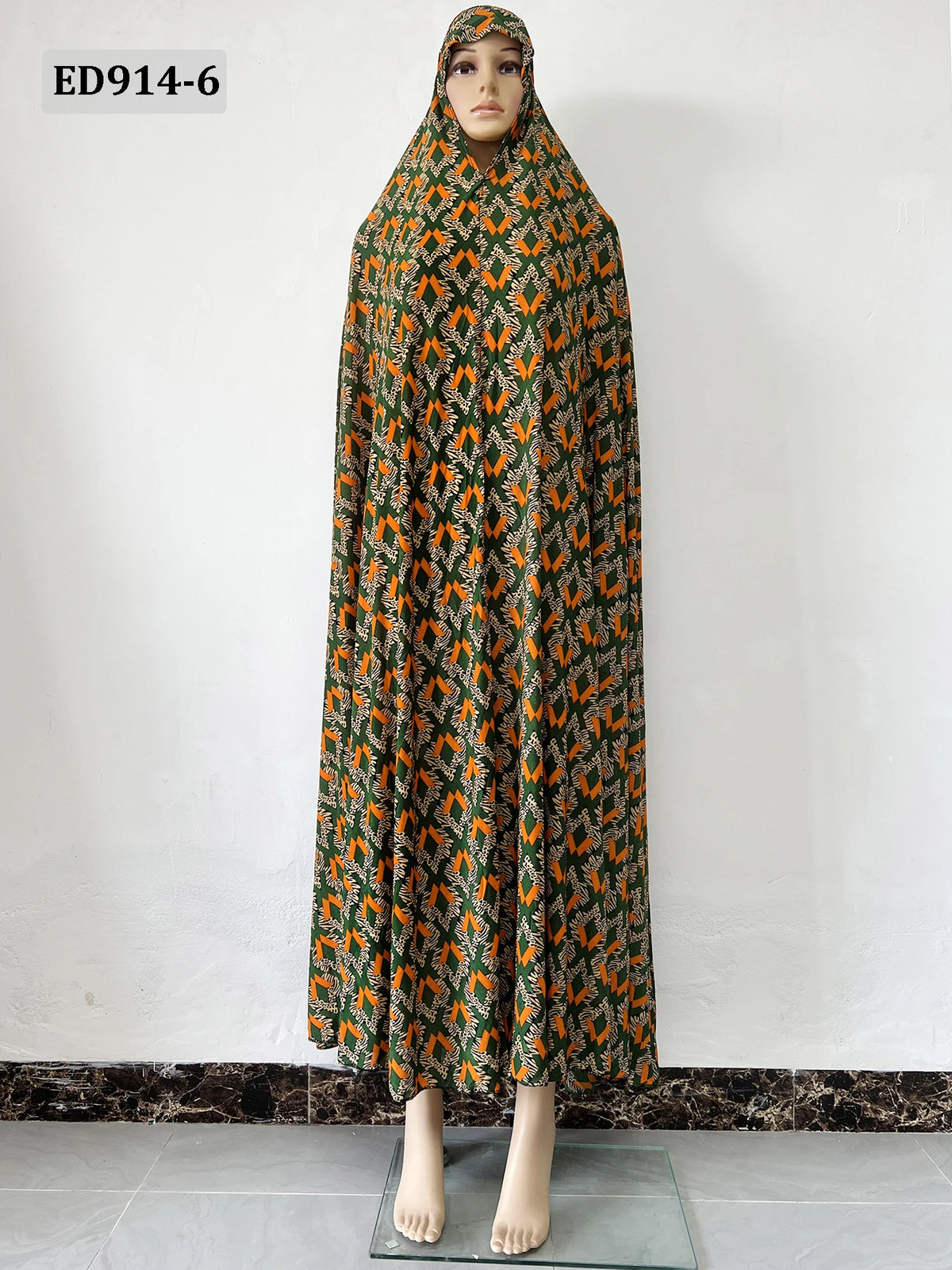6XL  Muslim Womens Hooded Abaya African Sleeveless Prayer Garment Kaftan Dress With Hijab Floral Dubai Saudi Robe Ramadan - Matrix-studios.com