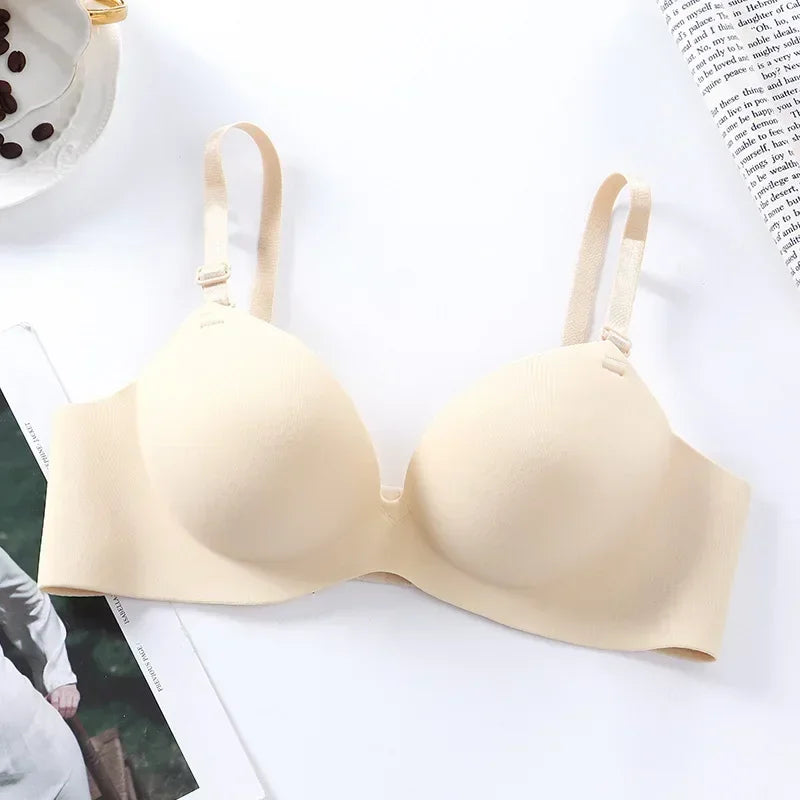 Women Seamless Bra Sexy Push Up Bralette No Wire Girls Students Breathable Lingerie Fashion 3/4 Cup Wireless Female Lingerie - Matrix Studios