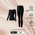 Winter Seamless Fleece Warm Leggings Female casual warm top Ladies Thermal Underwear 2pcs Set Slim Thin  Sports Fitness Leggings - Matrix-studios.com