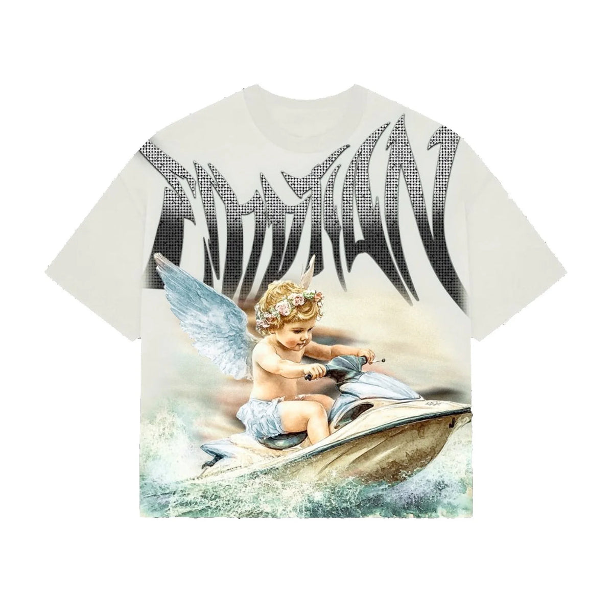 MIXED EMOTION Shirt Rhinestone Short Sleeve Men Women T-shirt Streetwear 100% Cotton Loose Round Neck Top Tees Oversized Tee Top - Matrix Studios