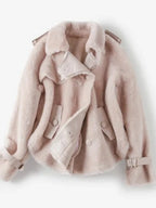 OFTBUY Real Fur Coat Winter Jacket Women Merino Sheep Fur Real Genuine Leather Jacket Liner Thick Warm Natural Fur Parka Female - Matrix Studios