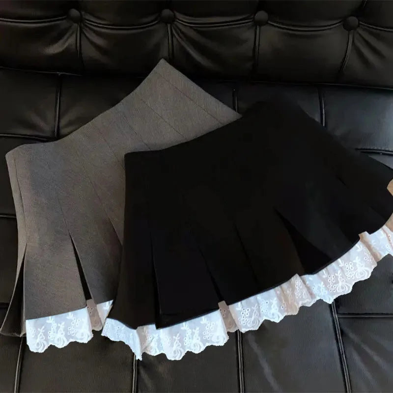 Silver Sequin Skirt Woman High Waist Mini Skirt Woman Fashion Shiny Glitter Elegant Short Skirts For Women Y2k Skirts - Matrix-studios.com