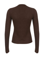 Women Button Front Knit Tops Long Sleeve Lace Patchwork Slim Fit Sweater Fall Fairy Grunge Gothic Y2K Clothes - Matrix Studios