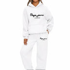 2026 Womens Print Hooded Sweatshirts Suit High Quality Hot Sales Outfits Clothing Fashion Casual Jogging Pants Sets - Matrix-studios.com