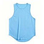 Summer Men's Gym Tank Top Fitness Training Clothing Quick-drying Loose Bodybuilding Sleeveless Shirt Men Fashion Basketball Vest - Matrix Studios