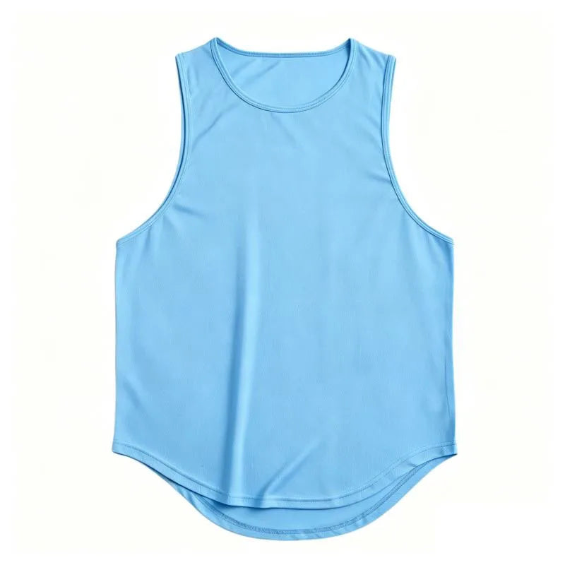 Summer Men's Gym Tank Top Fitness Training Clothing Quick-drying Loose Bodybuilding Sleeveless Shirt Men Fashion Basketball Vest - Matrix Studios