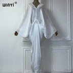 WINYI Summer Pearlescent Sexy Elegant Perspective Dress Holiday Maxi Beach Dress Female Vestidos Party Evening Dress - Matrix Studios