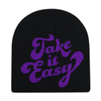 Y2K Letter Butter Knit Hats Skullies Beanies Autumn Winter Warm Hat Men Women Hip Hop Quality Skiing Cap Cycling Windproof New