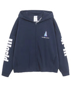 Disney World Castle Letter Magic Mickey Mouse Cartoon Print Embroidery Fleece Sweatshirt Women Hooded Zipper VELOUR Jumper Top - Matrix Studios