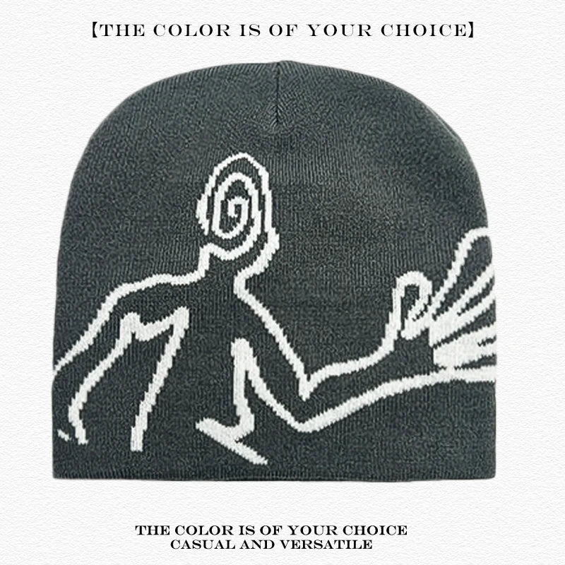 Warm Personal Fashion Street Beanies Outdoor Versatile Skateboard Sports ins New Men Women Niche Jacquard Hikers Knitted Hats